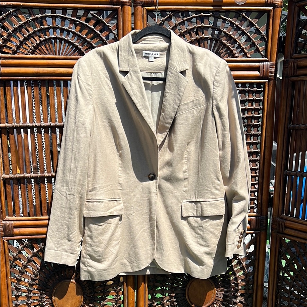 Whistles Beige Blazer